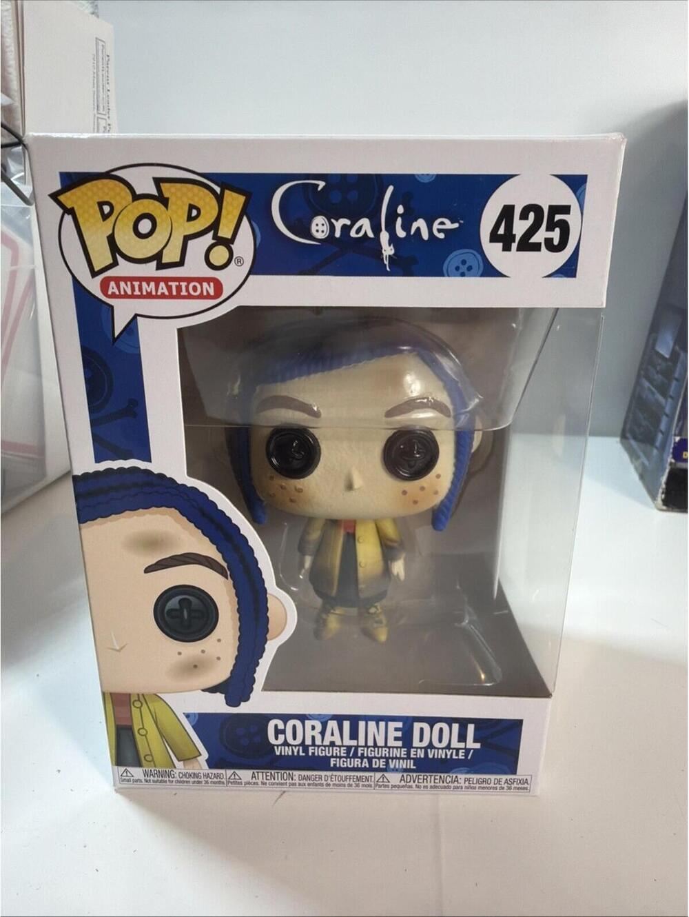 Funko Pop! Vinyl: Coraline - Coraline Doll #425 w/ Protector NEW Figure